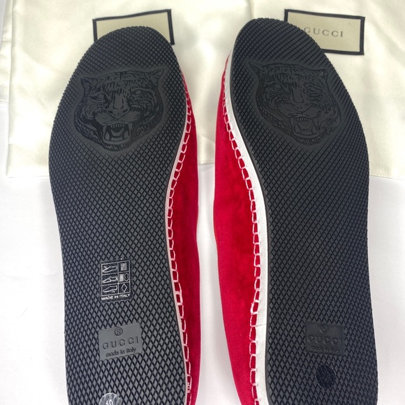 Gucci Men's Velluto Marmara Rosso Loafers SIZE 10 Alessandro Michele Edition - Picture 11 of 11